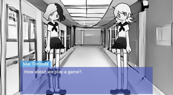 A Quick Rejection: a rushed visual novel. Zrzut ekranu 1