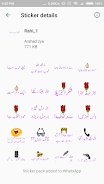 Urdu Sticker RAHI HIJAZI Скриншот 1