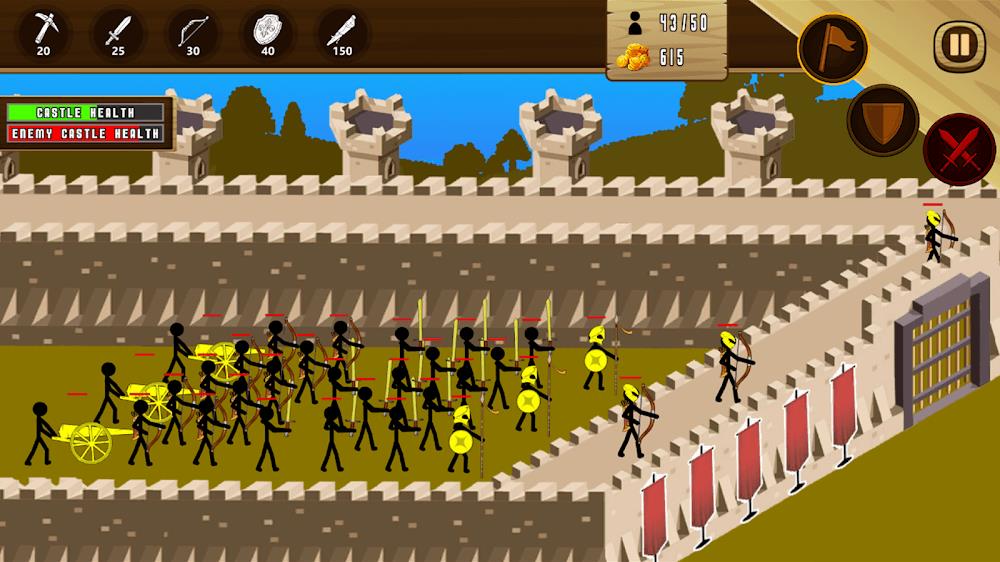 Stickman Age: Stick War Battle Schermafbeelding 1