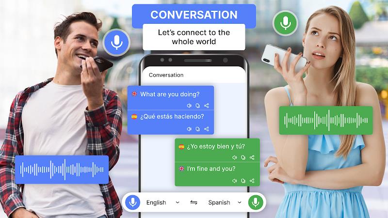 Translate Voice Translator App Captura de pantalla 1