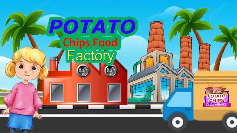 Potato Chips Food Factory Game Скриншот 3