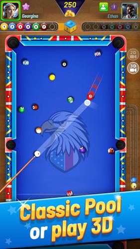 8 Ball Shoot It All - 3D Pool Captura de pantalla 0