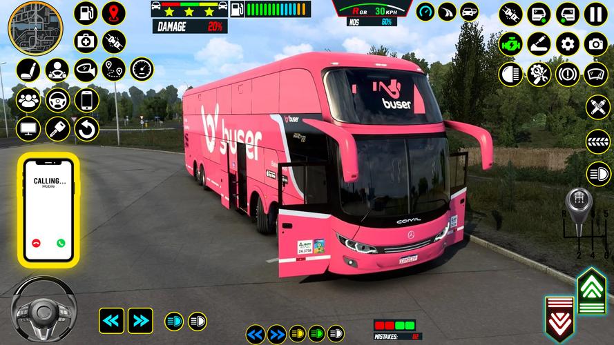 Bus Games 2023 Coach Bus Game 스크린샷 1