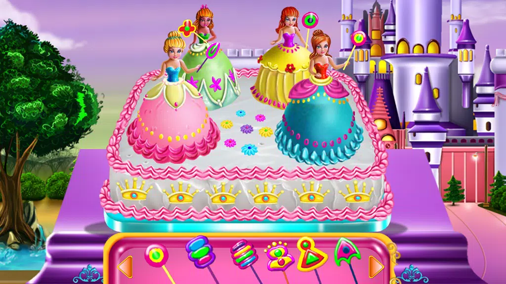 Princesses Cake Cooking ဖန်သားပြင်ဓာတ်ပုံ 1