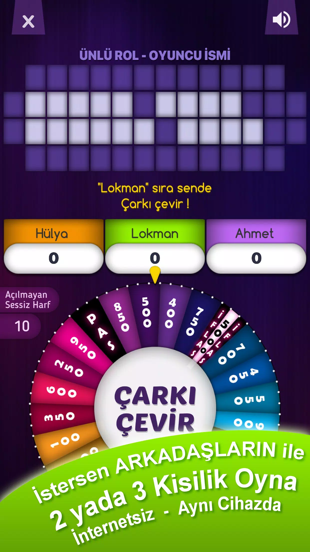 Çarkıfelek Mobil - Zarf Seç ภาพหน้าจอ 1