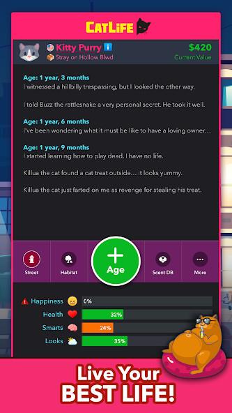 BitLife Cats - CatLife Captura de pantalla 3