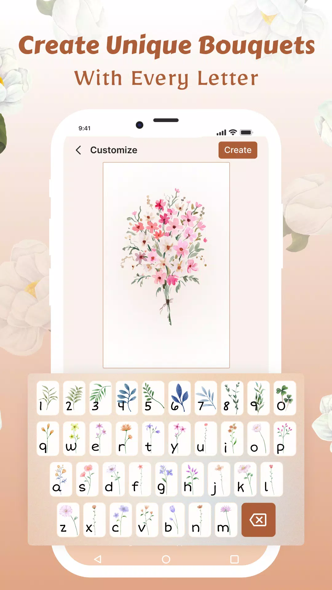 Flower Language Wallpaper DIY Ảnh chụp màn hình 0