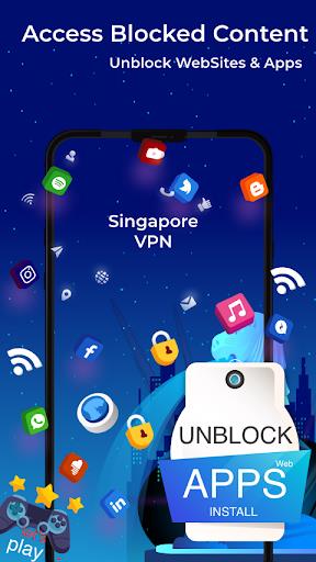 Singapore VPN - Free, Fast & Secure 스크린샷 3