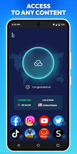 VPN App Private Proxy Download Ảnh chụp màn hình 0