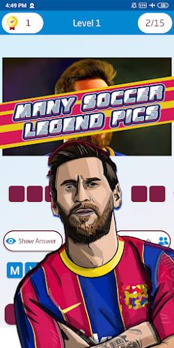 Schermata soccer player quiz 3