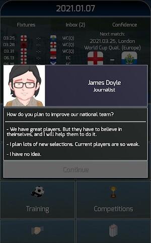 True Football National Manager Screenshot 1