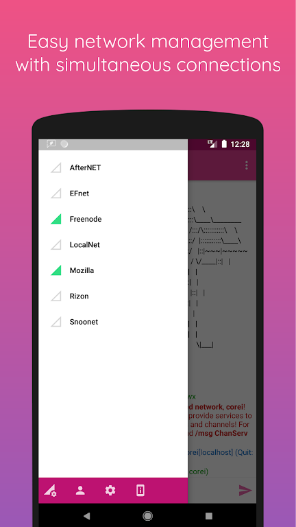 CoreIRC Mod Tangkapan skrin 3