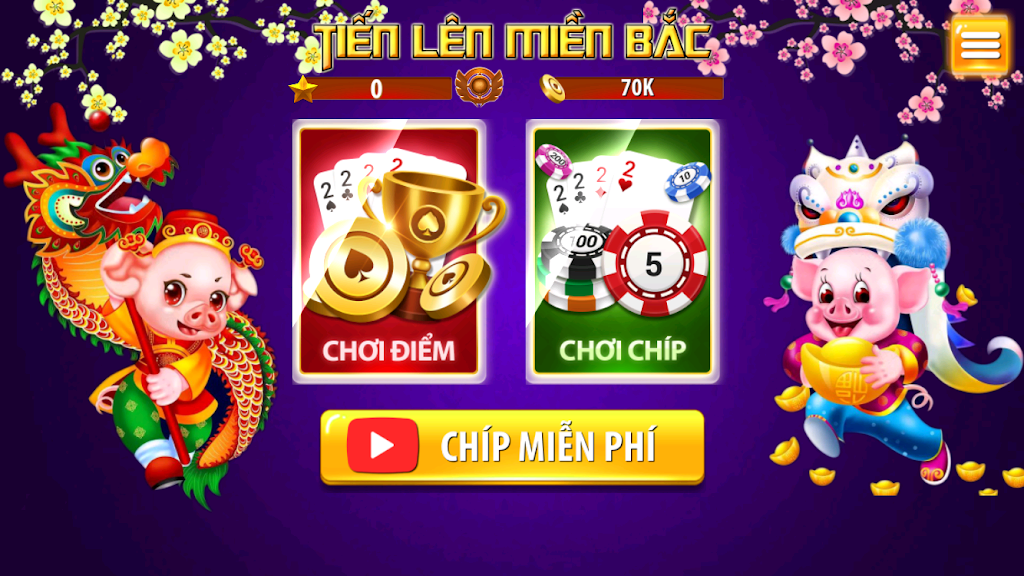 Tien Len Mien Bac - Tien Len Dong Chat Dong Mau Скриншот 0