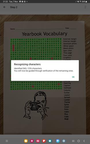 Word Search Scanner and Solver Capture d'écran 2