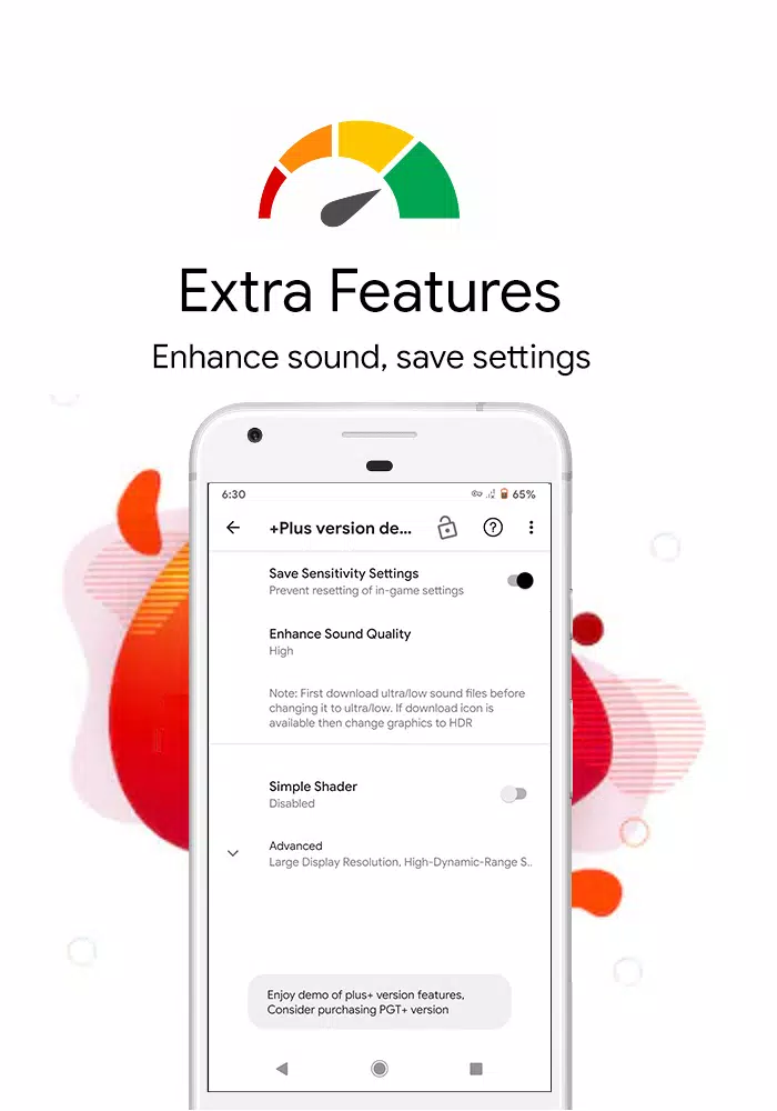 PGT: GFX, Launcher & Optimizer ဖန်သားပြင်ဓာတ်ပုံ 1