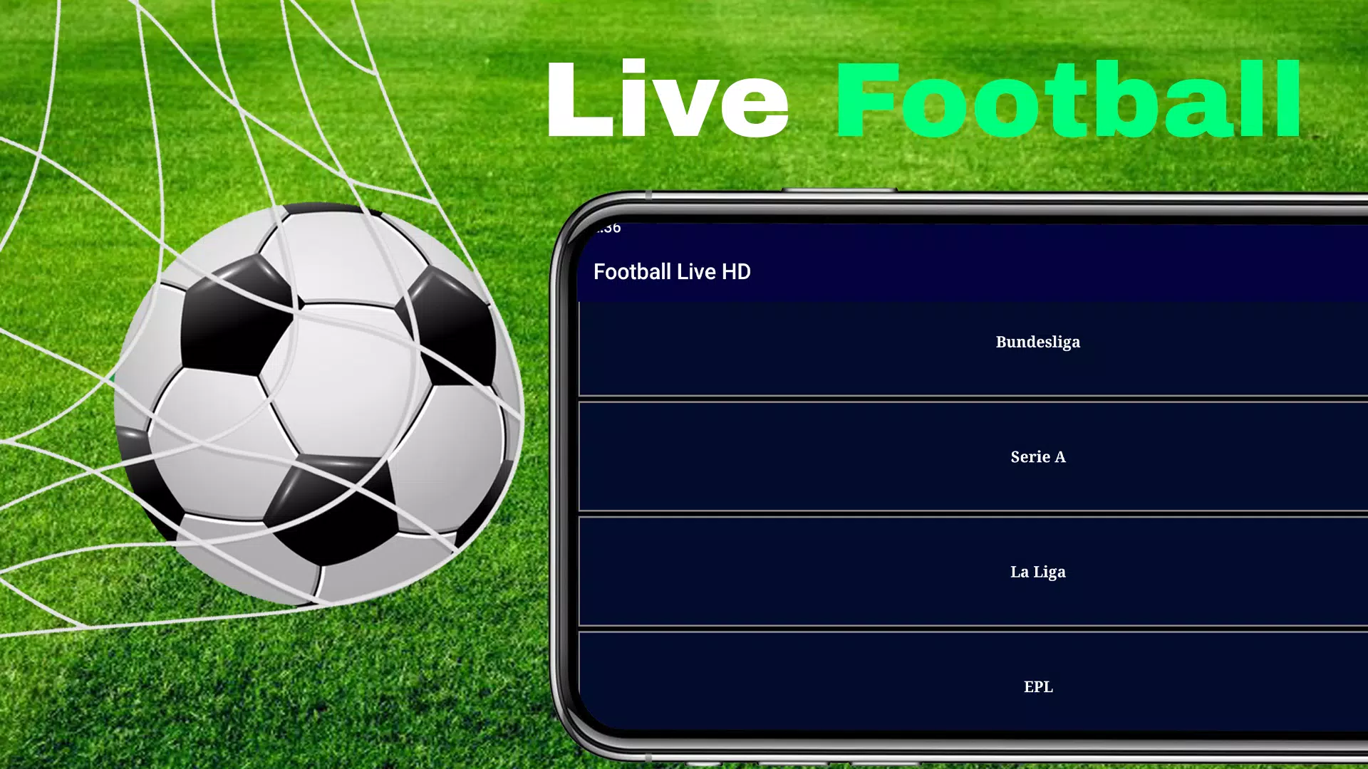 Football Live TV HD Captura de pantalla 0