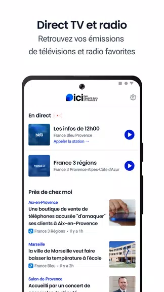 ici par France Bleu & France 3 Tangkapan skrin 3