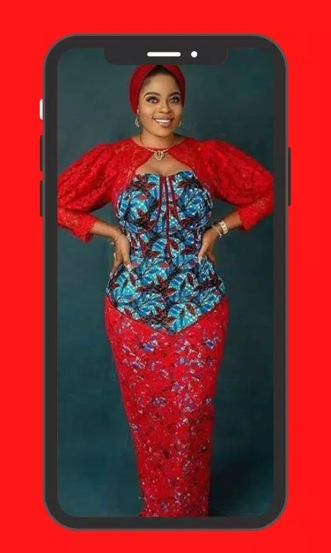 Ankara and Lace Combo Styles Captura de tela 0