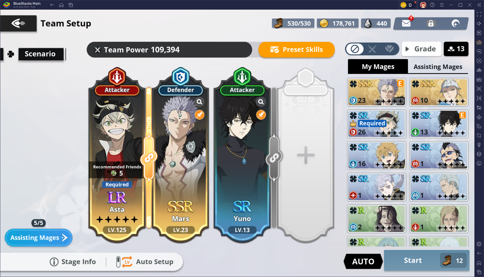 Black Clover M Team Composition Guide