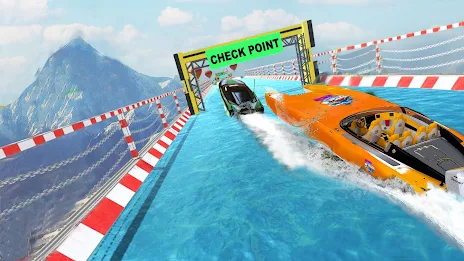 Ski Boat Racing: Jet Boat Game 스크린샷 1