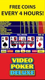 Video Poker Deluxe Capture d'écran 2