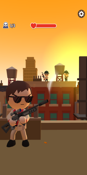 Mafia Sniper — Wars of Clans Captura de pantalla 0