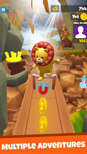 Jungle Run Animal Running Game Screenshot 2