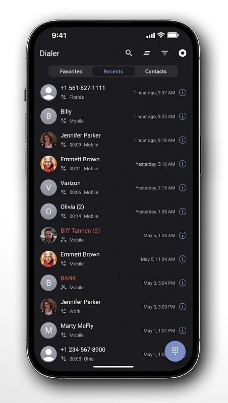 Right Dialer Tangkapan skrin 2