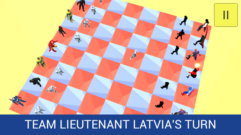 3d Super Hero Chess Zrzut ekranu 1