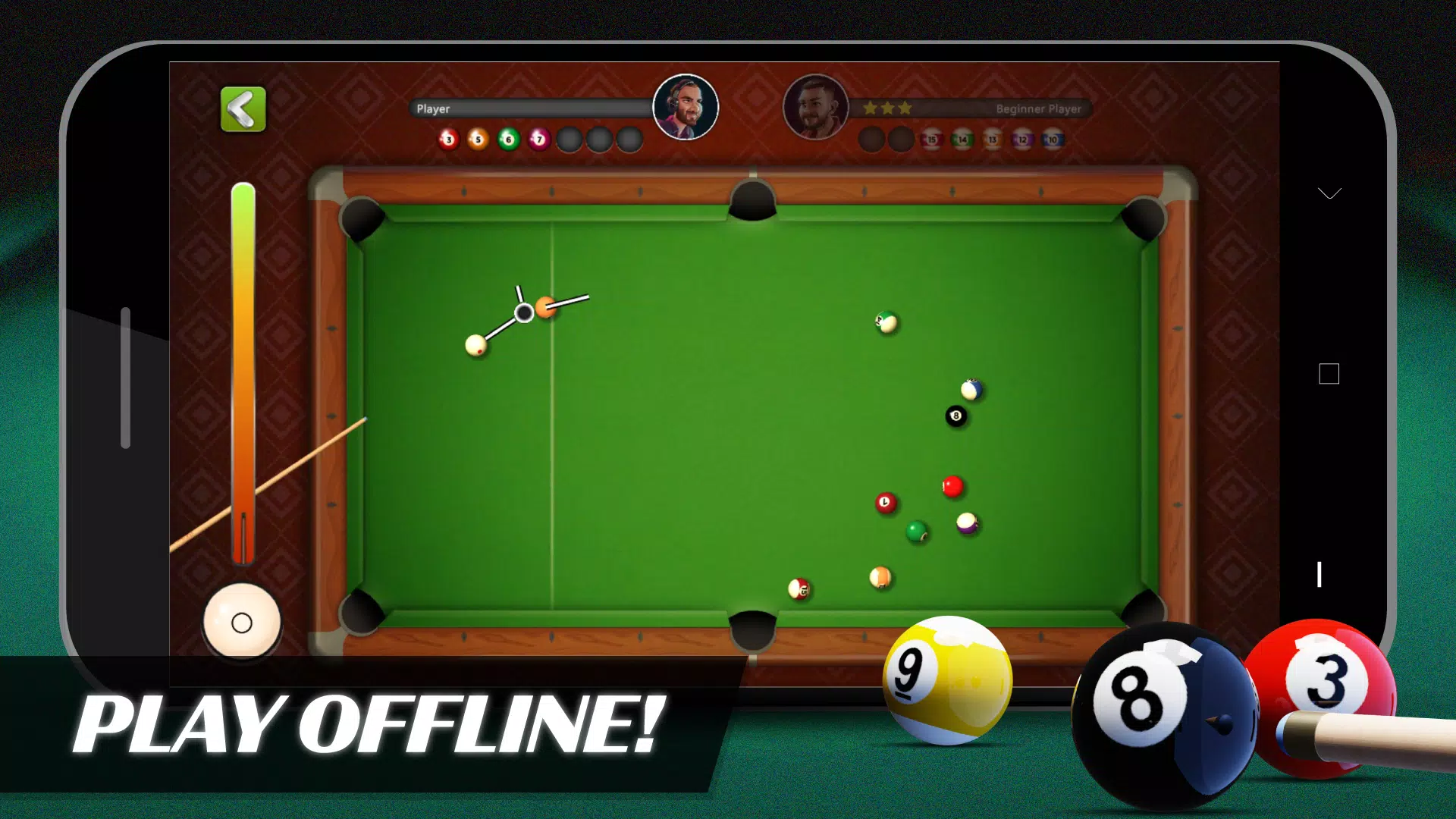 8 Ball Billiards Offline Pool स्क्रीनशॉट 0