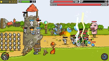 Grow Castle - Tower Defense Schermafbeelding 1