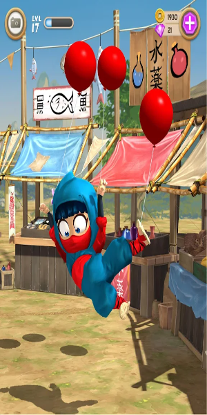 Schermata Clumsy Ninja Mod 1