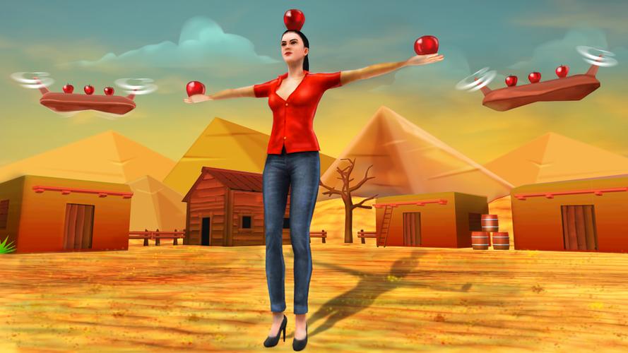 Apple Shooter Game - 3D ဖန်သားပြင်ဓာတ်ပုံ 2