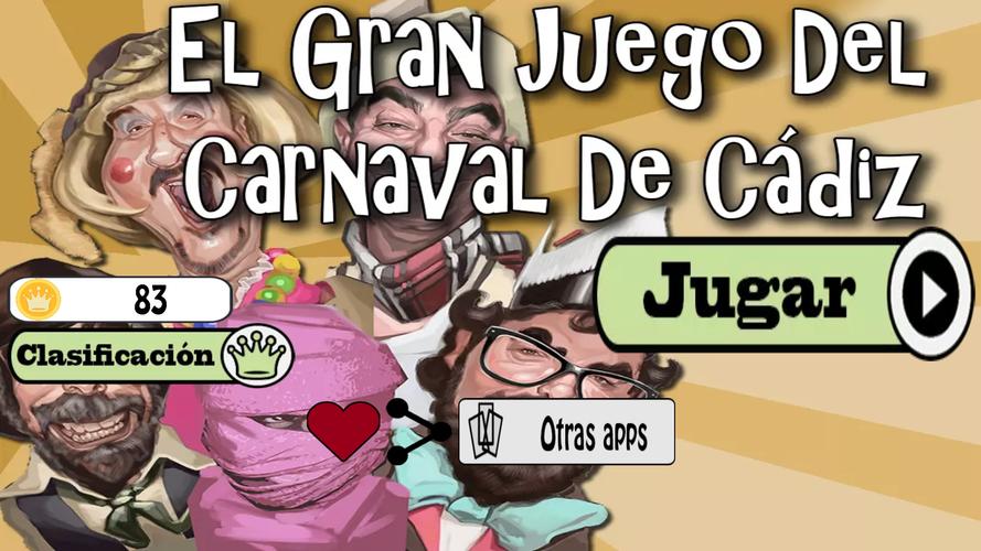 El juego del Carnaval de Cádiz Zrzut ekranu 0