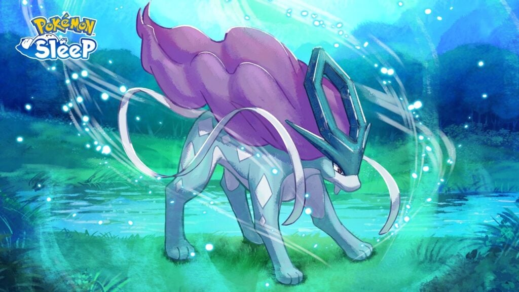 Pesquisa Suicune: Mergulhe no sono em Pokémon Sleep!