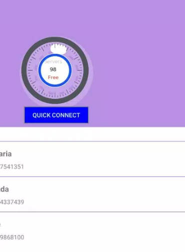 Schermata VPN Express -  high speed VPN 100 server 1