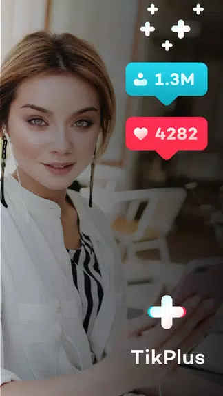 TikPlus for social profiles, likes and fans 스크린샷 0