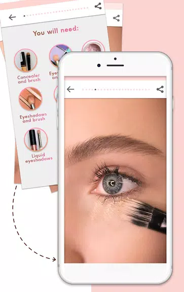 Makeup Tutorial step by step 스크린샷 1