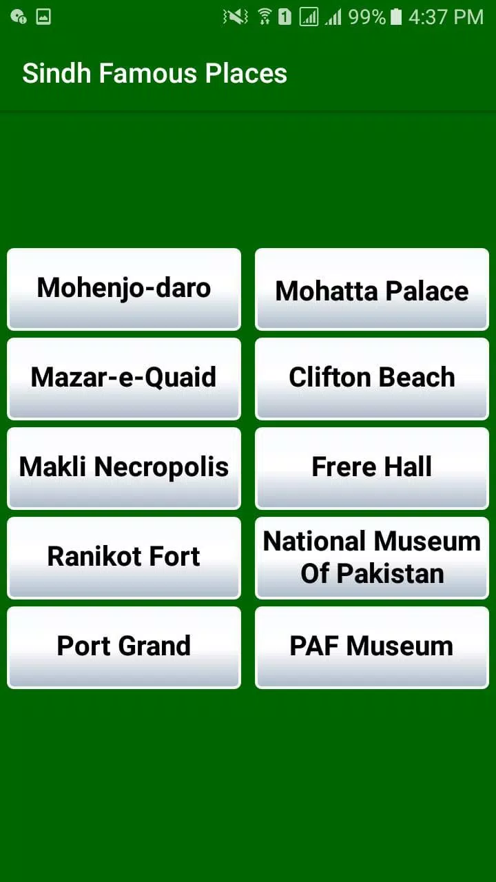 Pakistan Tourism App Captura de pantalla 2