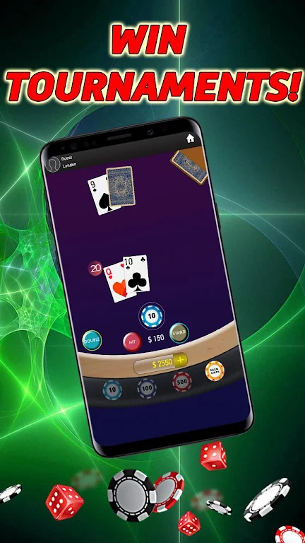 Black Jack for Winners: Card Game Zrzut ekranu 0