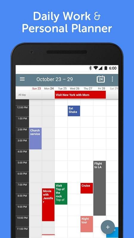 Calendar+ Schedule Planner স্ক্রিনশট 1