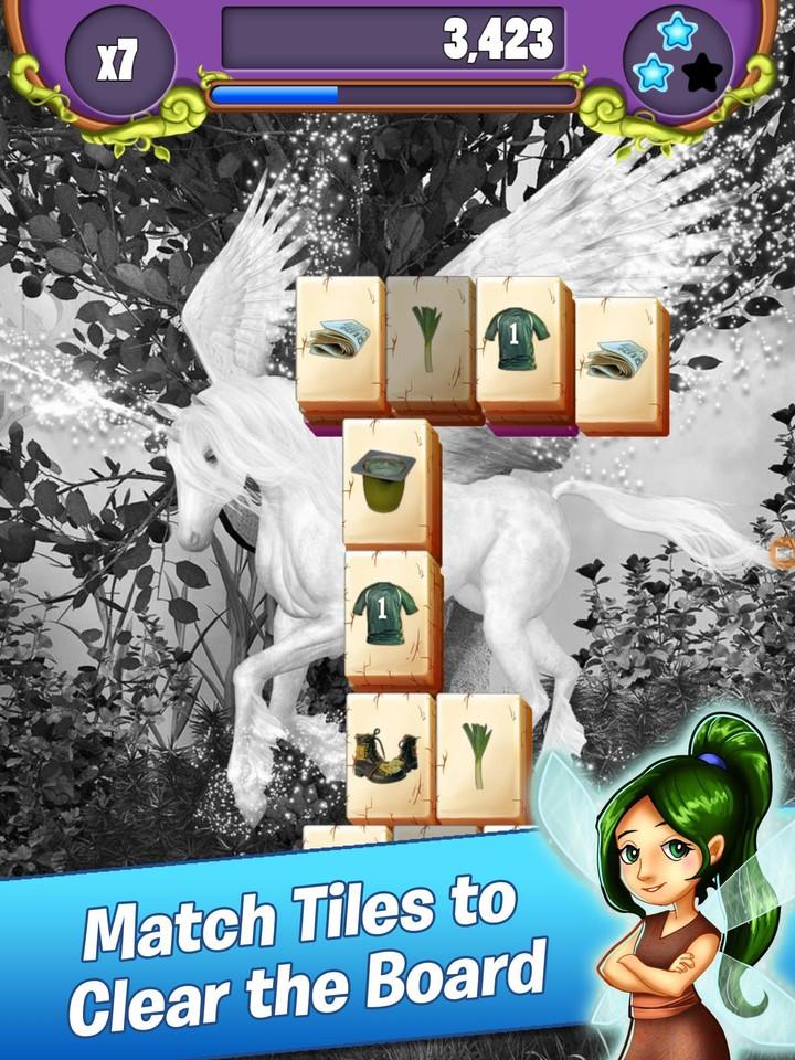 Hidden Mahjong Unicorn Garden Ekran Görüntüsü 0