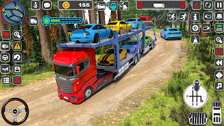 Car Transporter Truck Games 3D Captura de pantalla 0