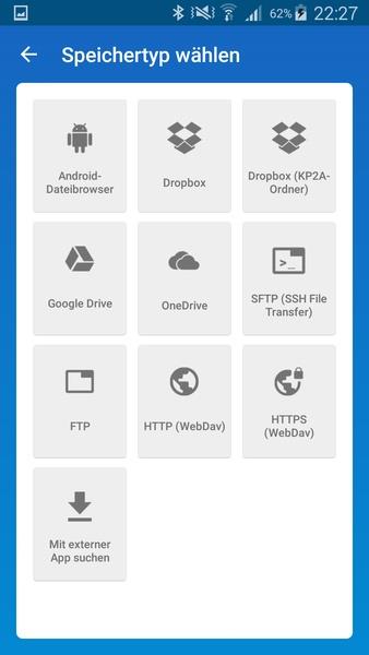 Keepass2Android スクリーンショット 1