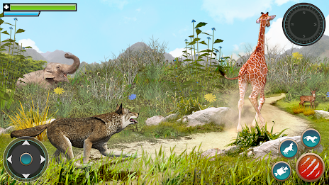 Wild Wolf Games: Animal Sim 3D স্ক্রিনশট 0