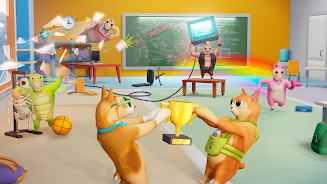 Gang Battle Party: Animals 3D Schermafbeelding 0