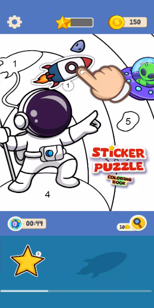 Sticker Puzzle - Coloring Book 스크린샷 0