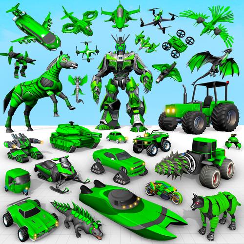 Horse Robot: Car Robot Games Schermafbeelding 0