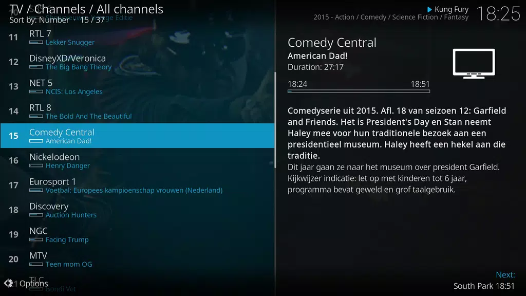 Kodi Captura de pantalla 2