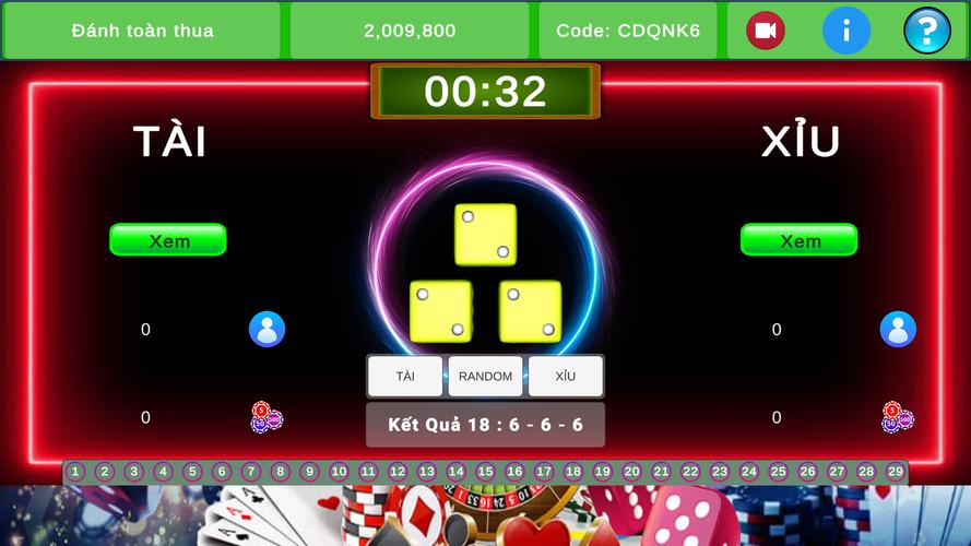 Schermata Tài Xỉu Offline 0